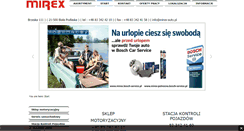 Desktop Screenshot of mirex-auto.pl